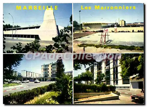 Cartes postales moderne Marseille Les Marronniers