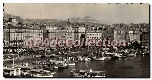 Cartes postales moderne Marseille Un Coin Du Vieux Port Et Le Quai Des Belges