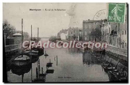 Cartes postales Martigues Canal De St Sebastien