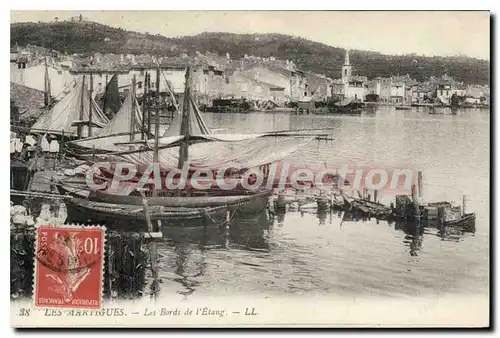 Cartes postales Martigues Le Bords De I'Etang