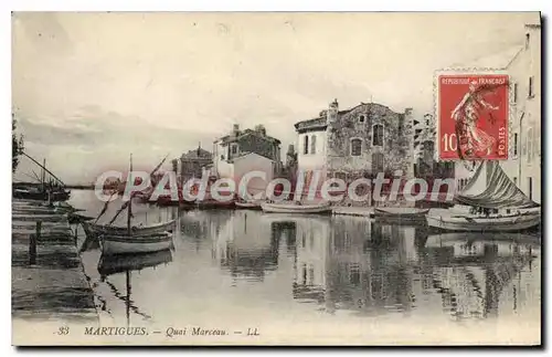 Cartes postales Martigues Quai Marceau