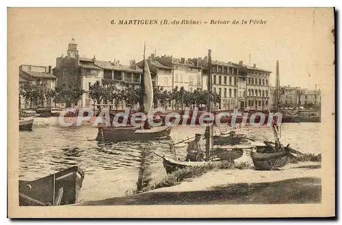 Cartes postales Martigues Retour De La Peche