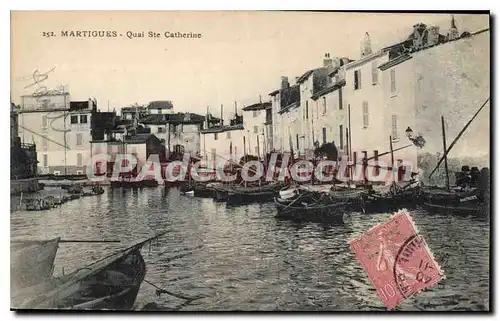 Cartes postales Martigues Quai Ste Catherine