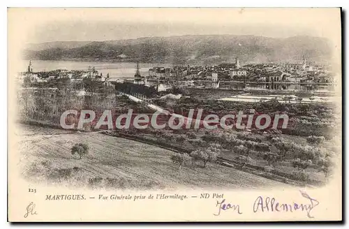 Cartes postales Martigues Vue Generale Prise De I'Hermitage