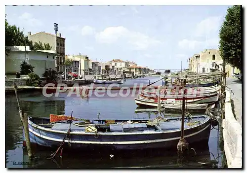 Cartes postales moderne Martigues La Venise Provencale et ses bateaux de peche