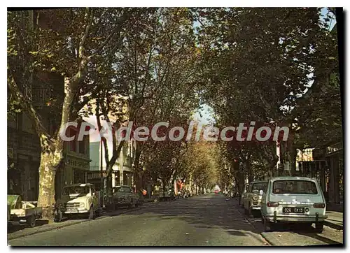 Moderne Karte Miramas L'avenue de Salon en automne