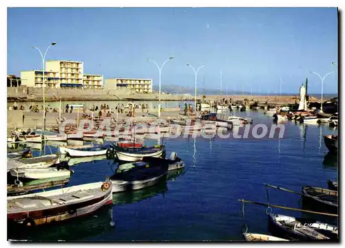 Moderne Karte Sausset Les Pins Station Balneaire Le Port