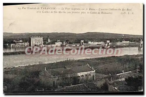 Cartes postales Tarascon Le Pont Suspendu Sur Le Rhone