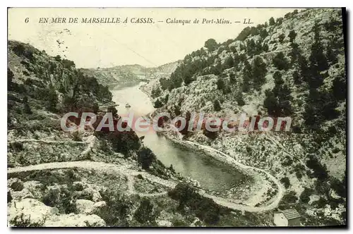 Cartes postales Marseille A Cassis Calanque De Port Miou