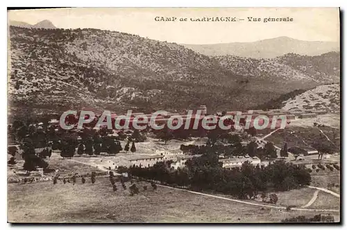 Cartes postales Camp De Carpiagne Vue Generale