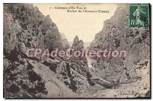 Cartes postales Calanque D'En Vau Et Rocher De I'Aiguille Cassis