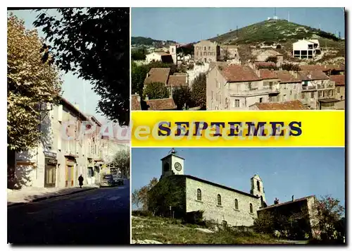 Cartes postales moderne Septemes Les Vallons Rue Principale Vue Generale L'Eglise