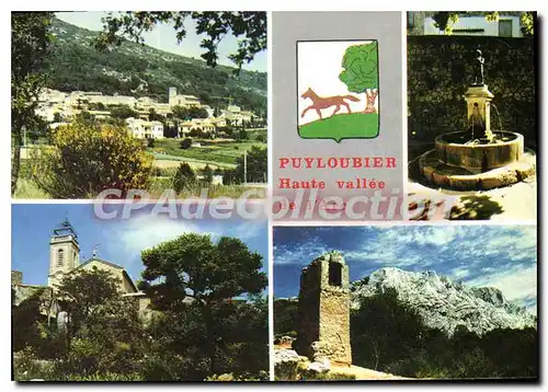 Cartes postales moderne Puyloubier Vue Generale L'Eglise La Fontaine