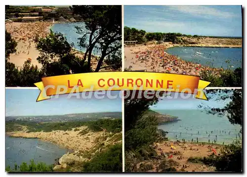 Moderne Karte La Couronne Les Plages