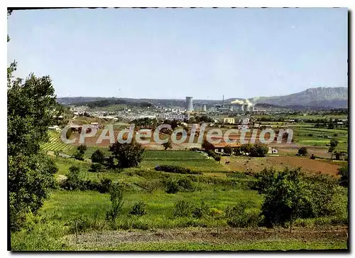 Cartes postales moderne Gardanne Vue Generale Au Loin La Centrale thermique