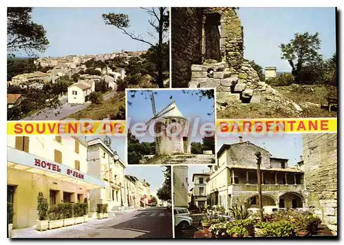 Cartes postales moderne Barbentane Vue Generale Chemin Du Pied Cocu Chevalier moulin de Bretoule