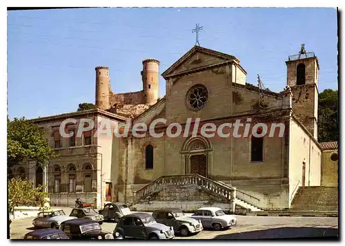 Moderne Karte Chateaurenard I'Eglise Et Les Tours Du Vieux Ch�teau