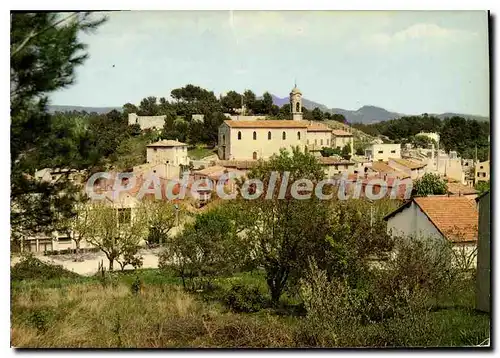 Cartes postales moderne Peypin L'Eglise Et Les Ruines Du Vieux Ch�teau