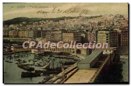 Ansichtskarte AK Alger Vue De l'amiraut�