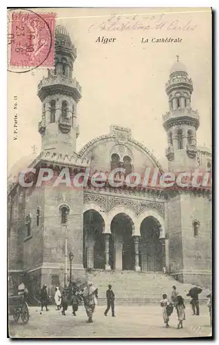 Cartes postales Alger La Cathedrale