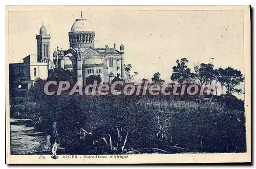 Cartes postales Alger Notre Dame D'Afrique