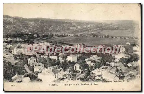 Ansichtskarte AK Alger Vue Prise Du Boulevard Bru