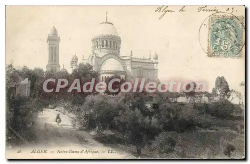 Cartes postales Alger Notre Dame D'Afrique