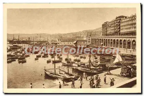 Cartes postales Alger Le Port Et Les Boulevards