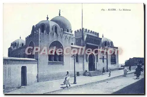 Cartes postales Alger La Medersa