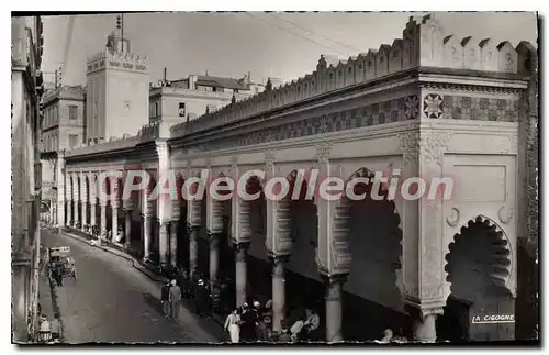 Cartes postales Alger Rue De La Marine Et Grande Mosquee