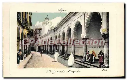 Cartes postales Alger La Grande Mosquee