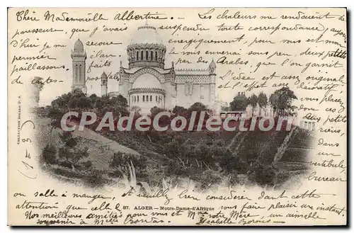 Cartes postales Alger Notre Dame D'Afrique