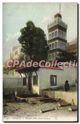 Cartes postales Alger Mosquee Sidi Abderrbaman