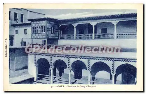Cartes postales Alger Pavillon Du Coup D'Eventail