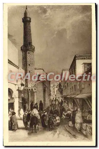 Cartes postales La Rue Bab Azoun La Mosquee Mezzo Morto 1685 fit mettre P Le vacher � la bouche de la Consulaire