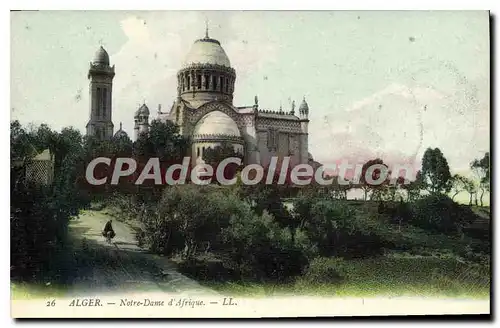 Cartes postales Alger Notre Dame D'Afrique