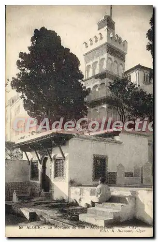 Cartes postales Alger La Mosquee De Sidi Abderhaman
