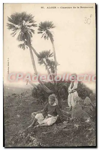 Cartes postales Alger Cimetiere De La Bouzareah