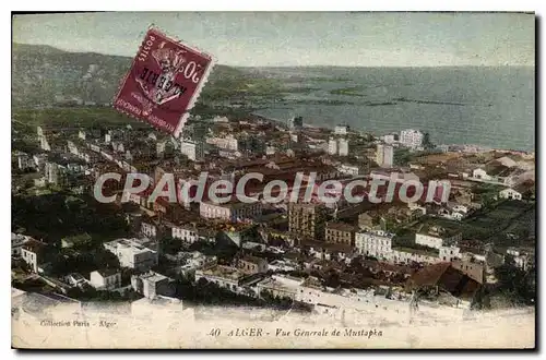 Cartes postales Alger Vue Generale De Mustapha