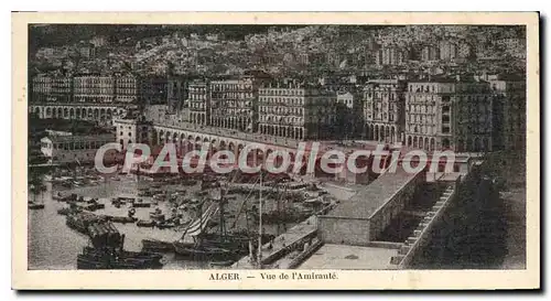 Cartes postales Alger Vue De I'Amiraute