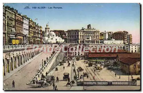 Cartes postales Alger Les Rampes