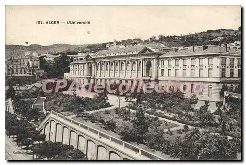 Cartes postales Alger L'Universite