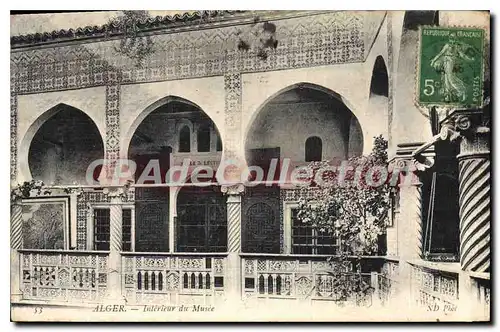 Cartes postales Alger Interieur Du Musee