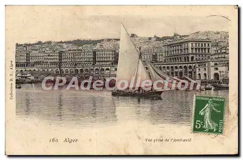 Cartes postales Alger Vue Prise De I'Amiraute