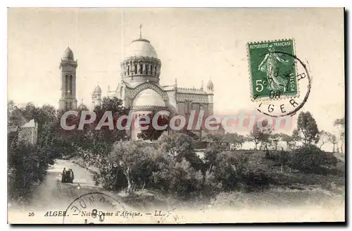 Cartes postales Alger Notre Dame D'Afrique