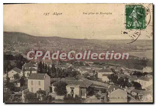 Cartes postales Alger Vue Prise De Mustapha