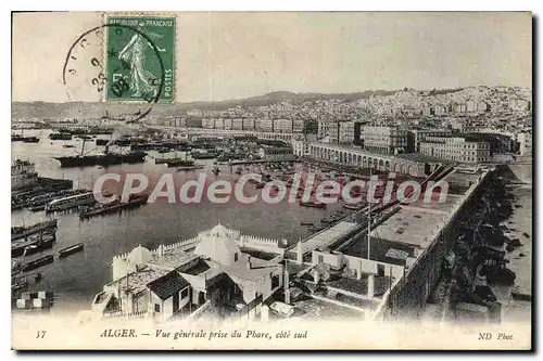 Cartes postales Alger Vue Generale Prise Du Phare Cote Sud