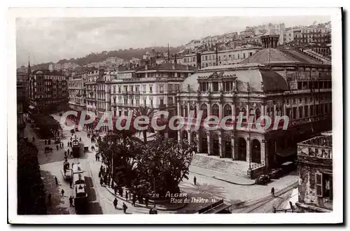 Cartes postales Alger Place Du Theatre