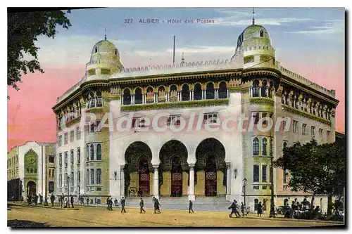 Ansichtskarte AK Alger Hotel Des Postes