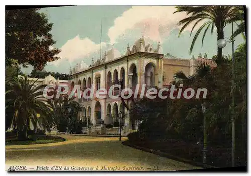 Cartes postales Alger Palais D'Ete Du Gouverneur A Mustapha Superieur